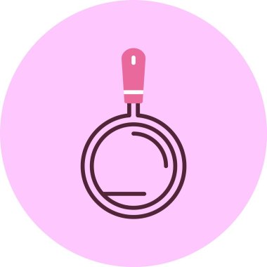 Tava. Web simgesi basit tasarım