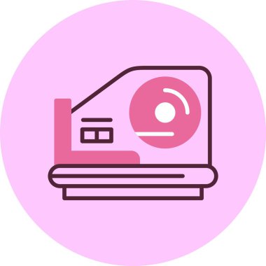 Dilimleyici. Web simgesi basit tasarım