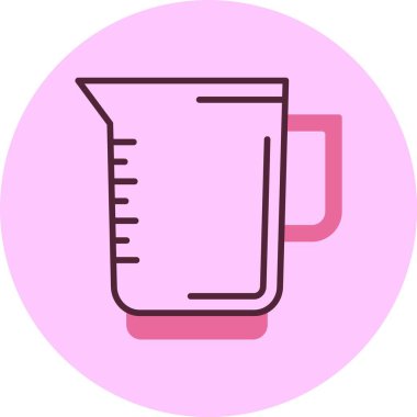 Sürahi. Web simgesi basit tasarım