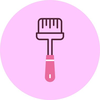 Fırça. Web simgesi basit tasarım