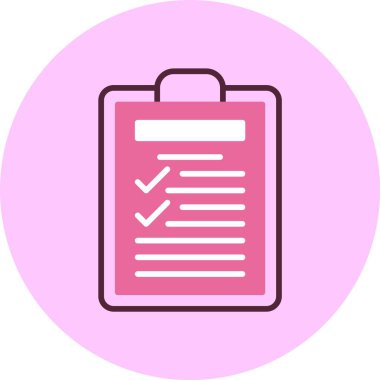 Report icon, vector illustration simple design