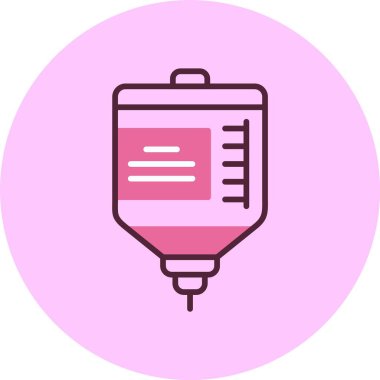 Drip web simgesi, basit vektör illüstrasyonu