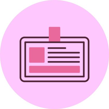 Kart. Web simgesi basit illüstrasyon 