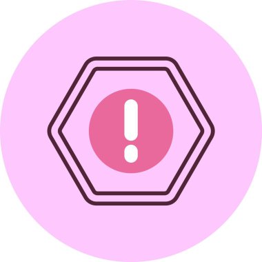 Ünlem işareti simgesi vektör çizim