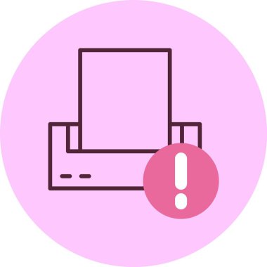 Yazıcı web simge vektör çizim 