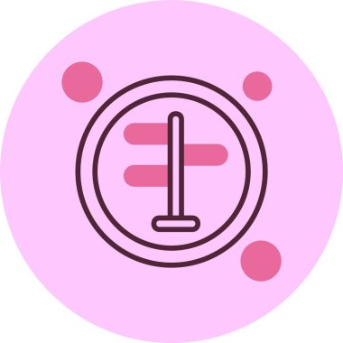 Yönlendirme simgesi, vektör illüstrasyonu basit tasarım