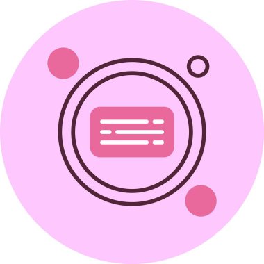 Başlıklar Düğme Web simgesi, basit vektör illüstrasyonu