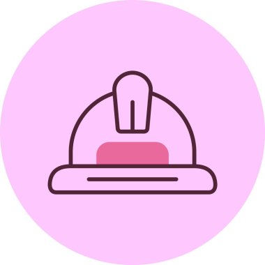 Hard Hat web simgesi vektör çizimi