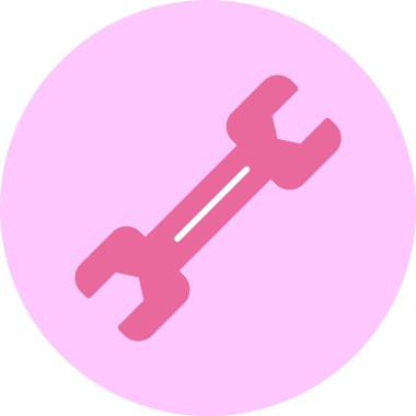 İngiliz anahtarı. Web simgesi basit illüstrasyon 