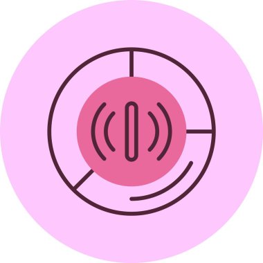 Veri kullanımı web simgesi vektör illüstrasyonu