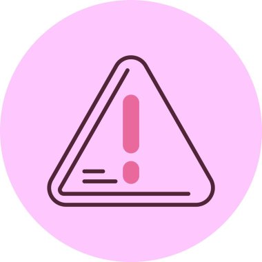 uyarı, hata simgesi, vektör illüstrasyonu