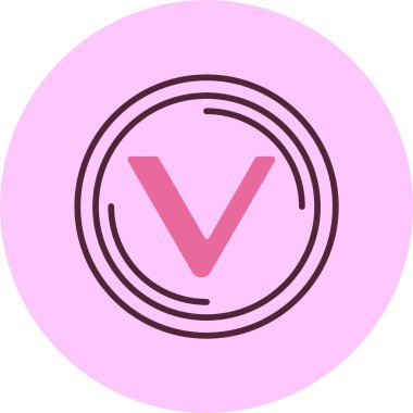 Damar zinciri ikon vektör illüstrasyonu