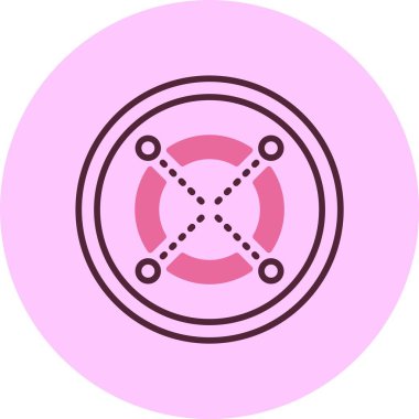 Elrond web simgesi vektör illüstrasyonu