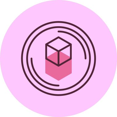 Fantom Web simgesi vektör çizimi