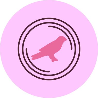 Kusama logo web simgesi vektör illüstrasyonu 