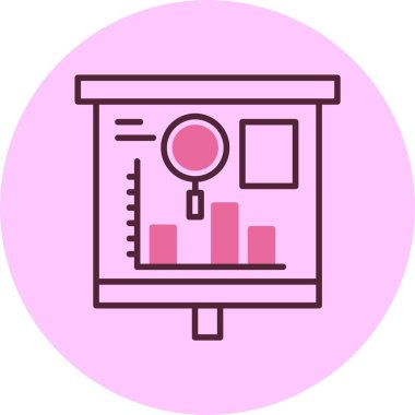 finans grafik simgesi, vektör illüstrasyonu basit tasarım
