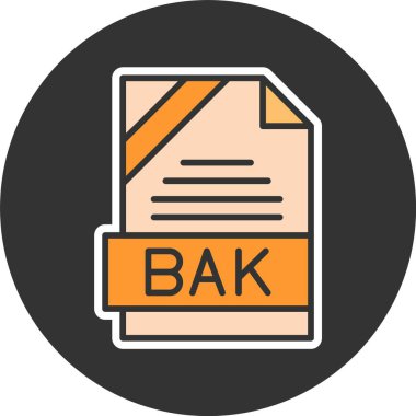 Bak dosya web simgesi, basit vektör illüstrasyonu