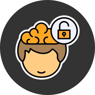 Web simgesini aç, basit vektör illüstrasyonu