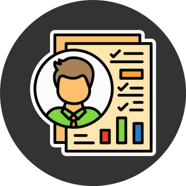  Değerlendirme web simgesi vektör çizimi