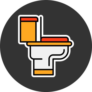 Tuvalet Ağı vektör illüstrasyonu