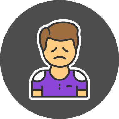 Umutsuzluk web tasarım vektör simgesi 