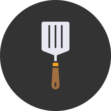 Spatula web simgesi vektör çizimi