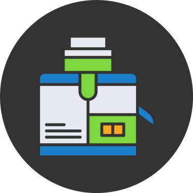 Meyve sıkacağı web simgesi vektör illüstrasyonu