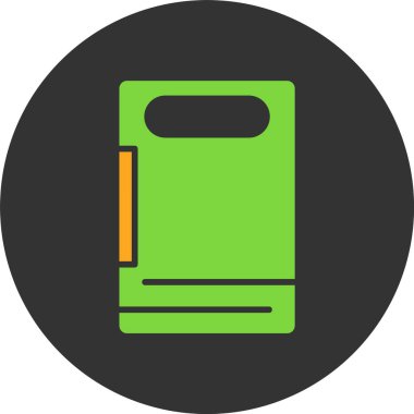 Tahta Web simgesi vektör illüstrasyonu kesiliyor