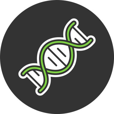 Genes web simgesi vektör çizimi