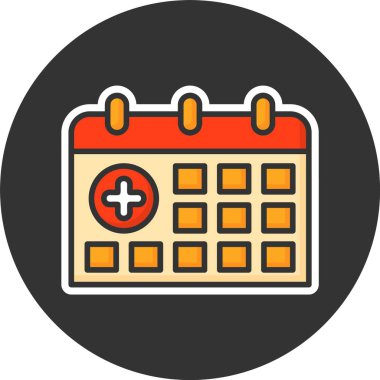 Takvim web simge vektör çizim