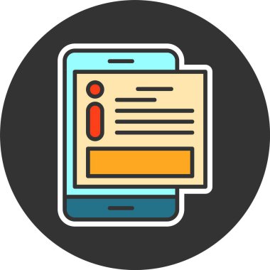 vektör çizim bilgi işareti simgesi