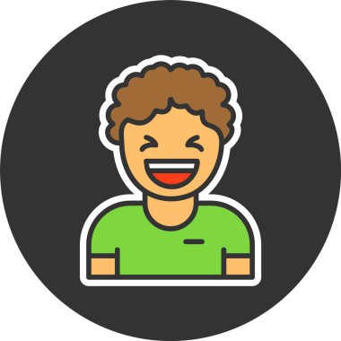 Kahkaha Ağı vektör illüstrasyonu