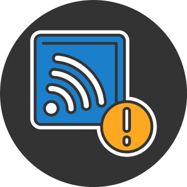 Ağ simgesi vektör illüstrasyonu