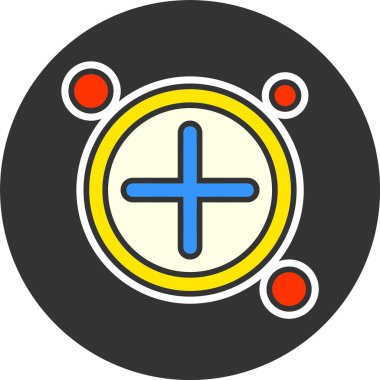 Düğme web simgesi ekle, basit vektör illüstrasyonu