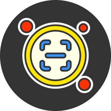 Tarayıcı Düğmesi web simgesi, basit vektör illüstrasyonu