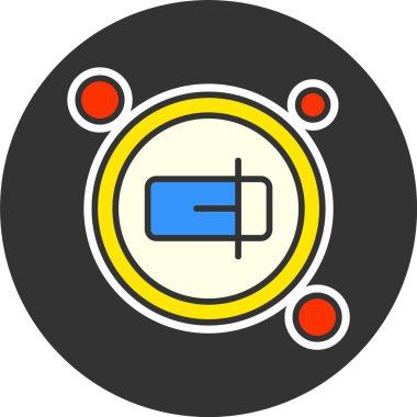 Düğme web simgesini yeniden adlandır, basit vektör illüstrasyonu