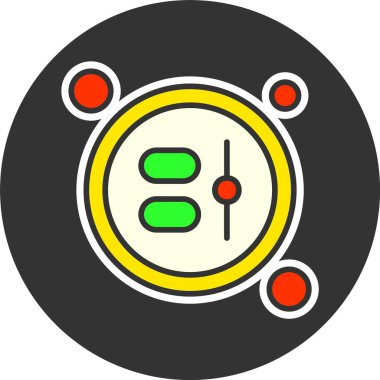 Görev Görünümü Web simgesi vektör çizimi