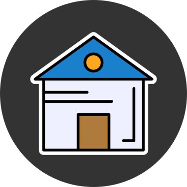 Ev web simge vektör çizim