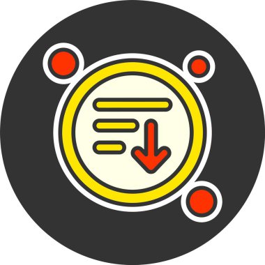 Düğme web simgesi düzenle, basit vektör illüstrasyonu