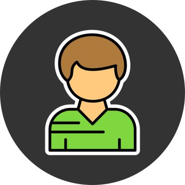 kullanıcı web simgesi vektör illüstrasyonu