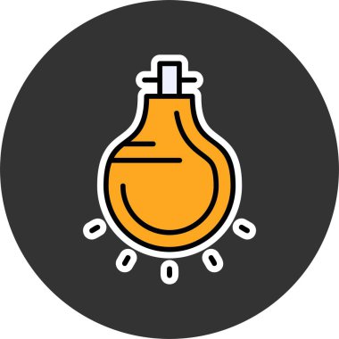 Ampul Ağ simgesi vektör illüstrasyonu