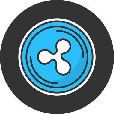 Dalgalanma Web simgesi vektör illüstrasyonu