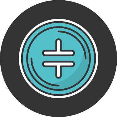 Teta Ağı Web simgesi vektör illüstrasyonu