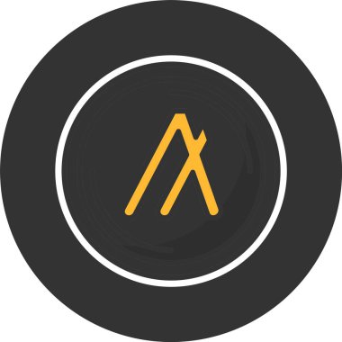 Algorand web simgesi vektör çizimi