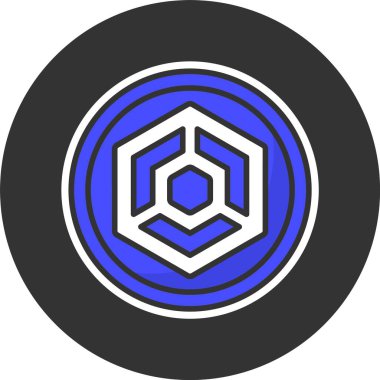 Thetan Arena Sikke Ağı vektör illüstrasyonu