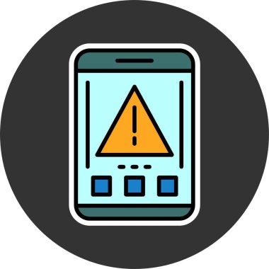 Hata web simgesi vektör illüstrasyonu