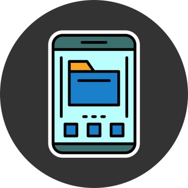 dizin web simgesi, basit vektör illüstrasyonu