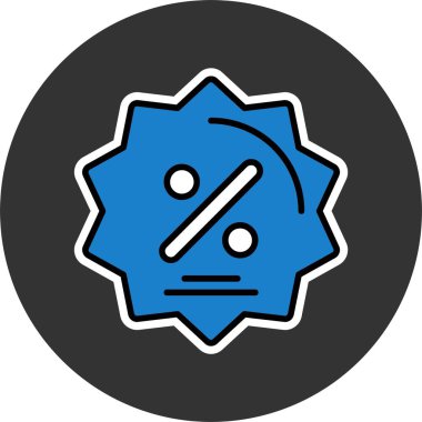 İndirimli web simgesi vektör illüstrasyonu