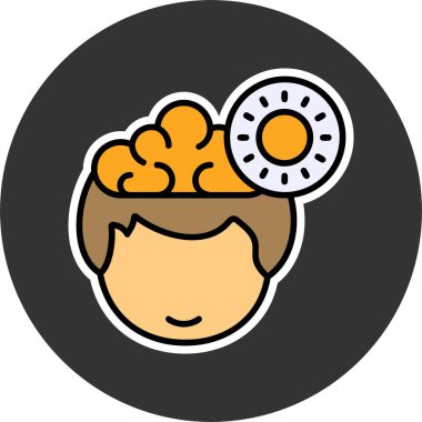 güneş web simgesi vektör illüstrasyonu