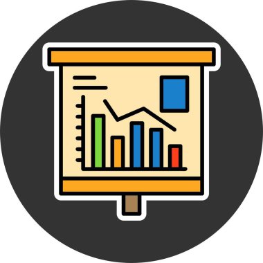 Azalan Grafik Ağı vektör çizimi